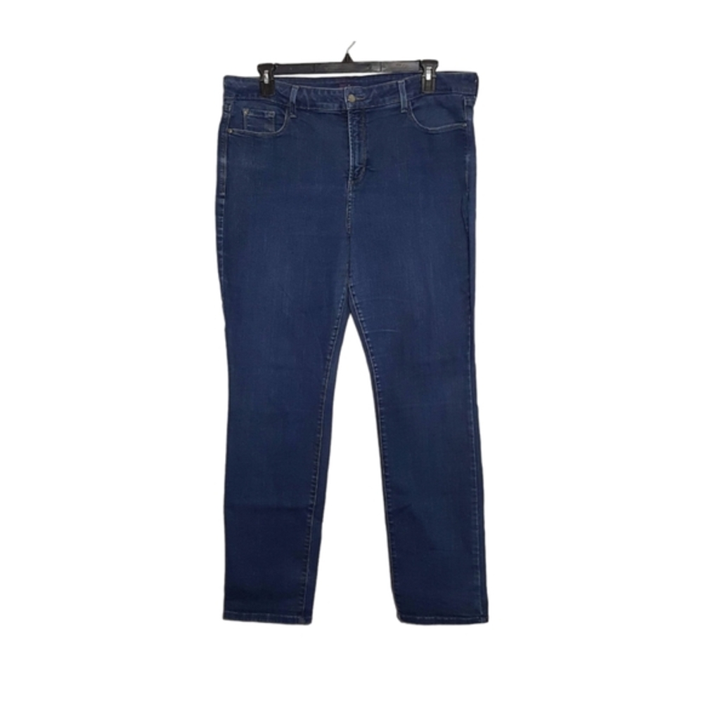 NYDJ | samantha slim blue jeans size 18W plus size flaw